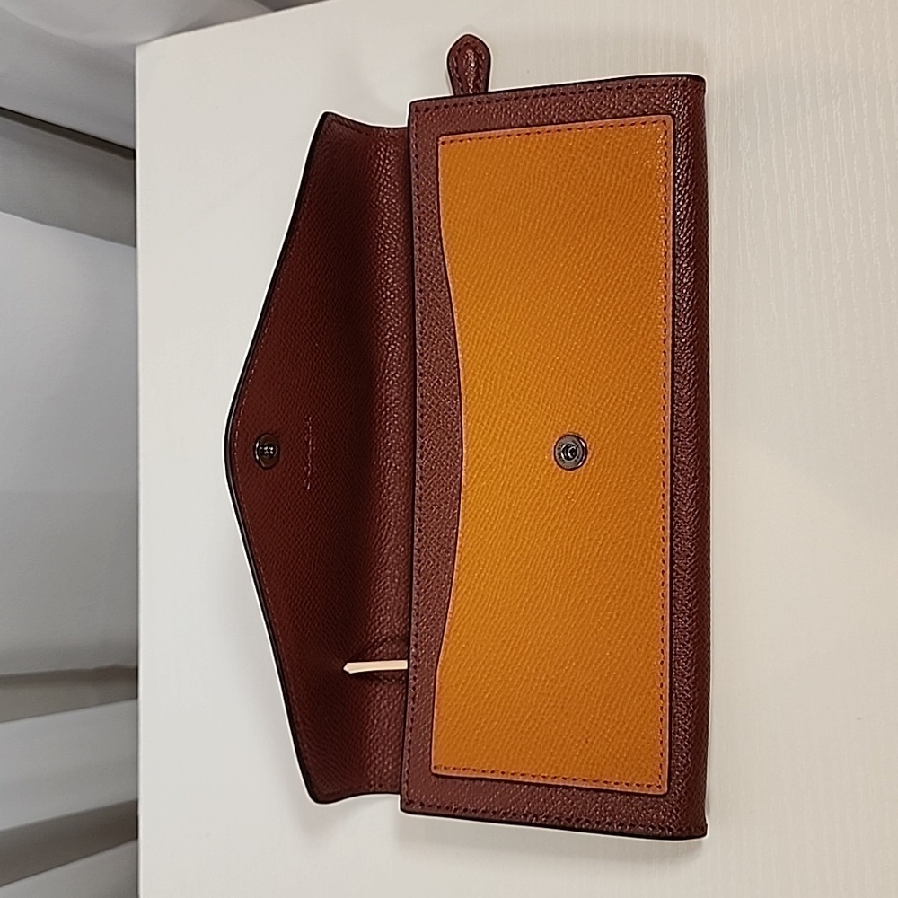 Coach Soft Wallet In Colorblock #12122 - Picture 8 of 10